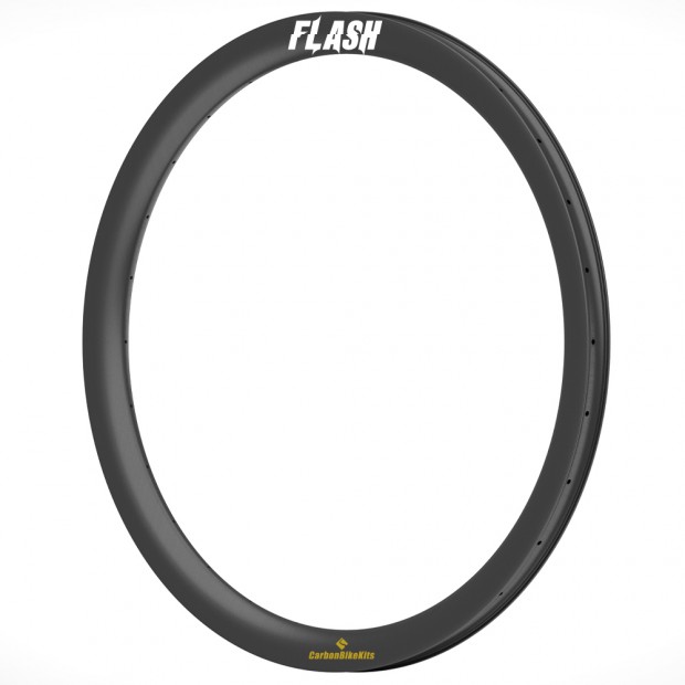 Cerchio in carbonio per bici gravel 700C, altezza 45mm, larghezza interna 40mm